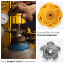 Easy-View Gas Cylinder Valve Indicator