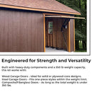 Universal One-Piece Garage Door Hardware Kit