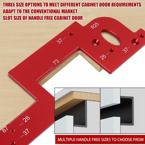 Invisible Embedded Handle Slotting Template