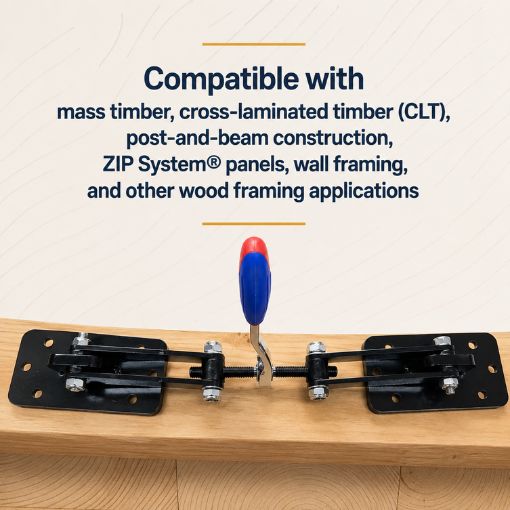 Ratcheting Beam Puller Tool with Plates