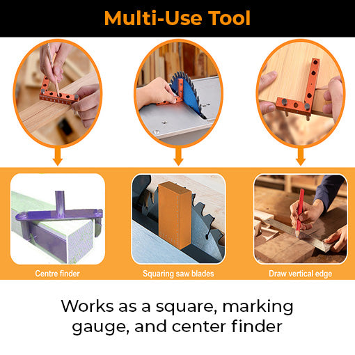 Mini Small Square Center Finder Tool