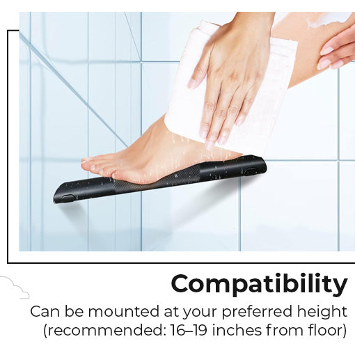 Shower Corner Foot Rest Bar