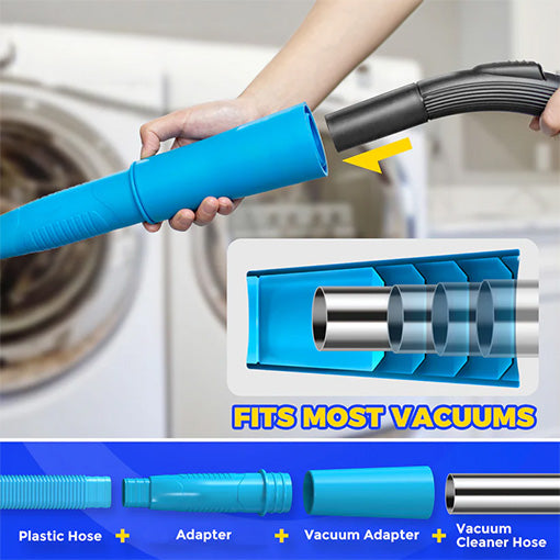 Flexible Dryer Lint Vacuum Attachment