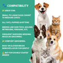 2-in-1 Dog Hair Brush Dryer With Slicker Brush