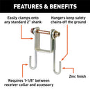 Trailer Safety Chain Holder Bracket