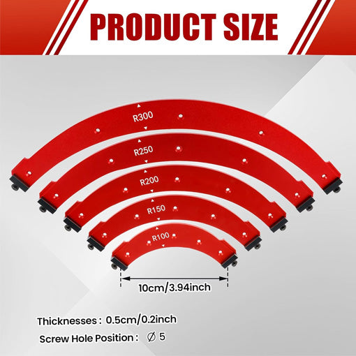 Router Radius Jig & Corner Routing Guide Set