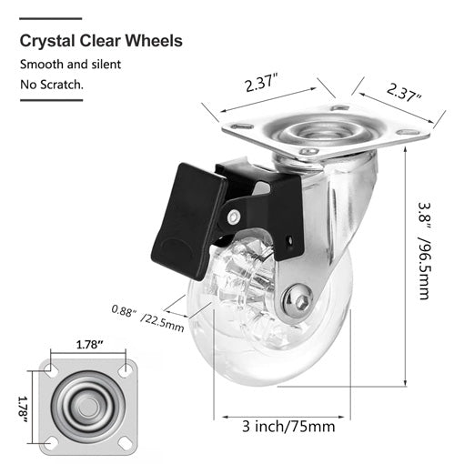 Furniture Swivel Caster Wheels