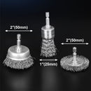 Wire Brush Drill Adapter Set
