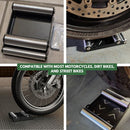 Easy Motorcycle Wheel Cleaning Roller Stand