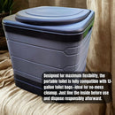 Extra Large Portable Folding Camping Toilet
