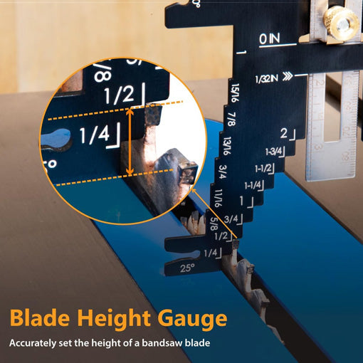 Universal 5-in-1 Step Depth Gauge for Woodworking