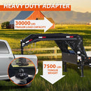 Gooseneck Ball to 5th Wheel Adapter with Lube Plate