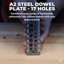 Heavy Duty Dowel Maker Plate