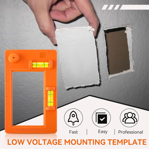 Low Voltage Mounting Bracket Template