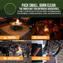 Outdoor Portable Fire Pit Mat for Under Grills
