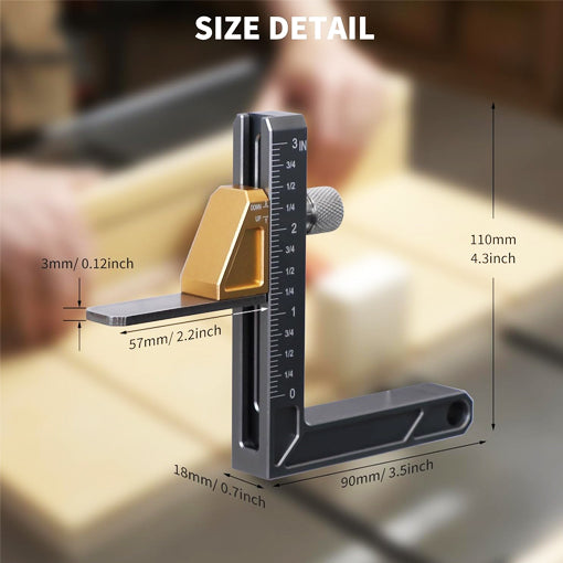 Router Table Height Gauge