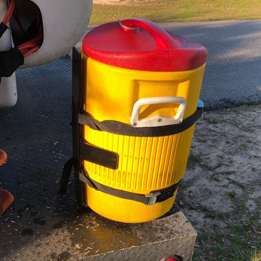 Trailer Water Cooler Mount Rack