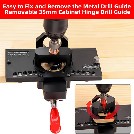 Quick Clamp Metal Concealed Hinge Jig