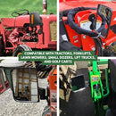 Universal Magnetic Side Mirrors for Tractors, Forklifts, Lawn Mowers