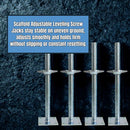 Scaffold Adjustable Leveling Solid Screw Jacks