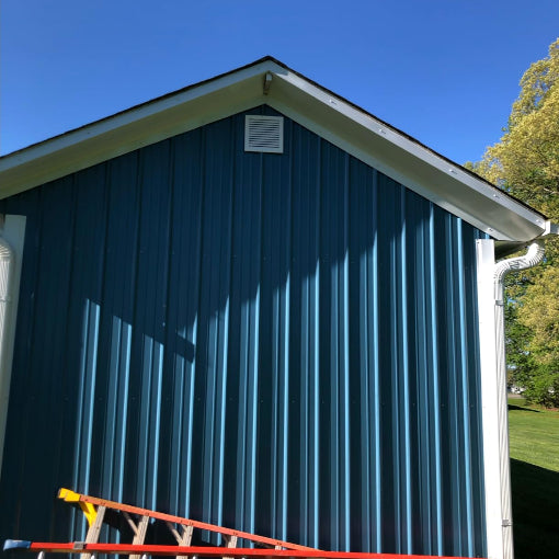 2-Pack Shipping Container Aluminum Gable Vents with Screen