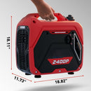 2400W Portable Quiet Inverter Generator