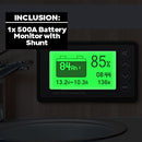 500A Battery Monitor with Shunt