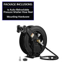 Auto-Retractable Pressure Washer Hose Reel