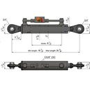 CAT 1 Hydraulic Top Link