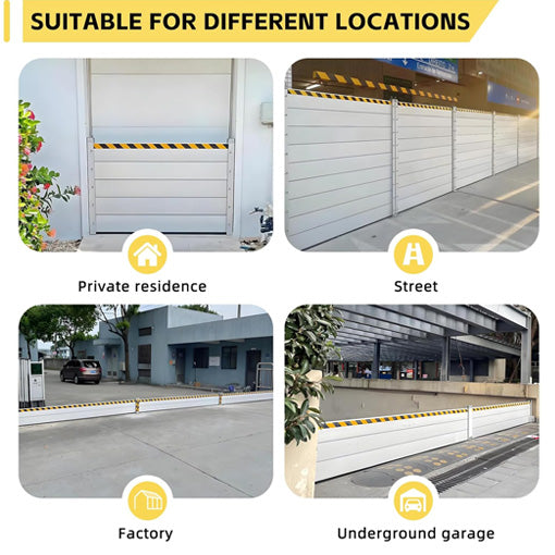 Reusable Heavy Duty Aluminum Flood Water Barrier