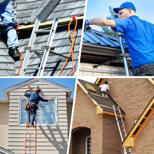 Extension Ladder Stabilizer with Tool Tray