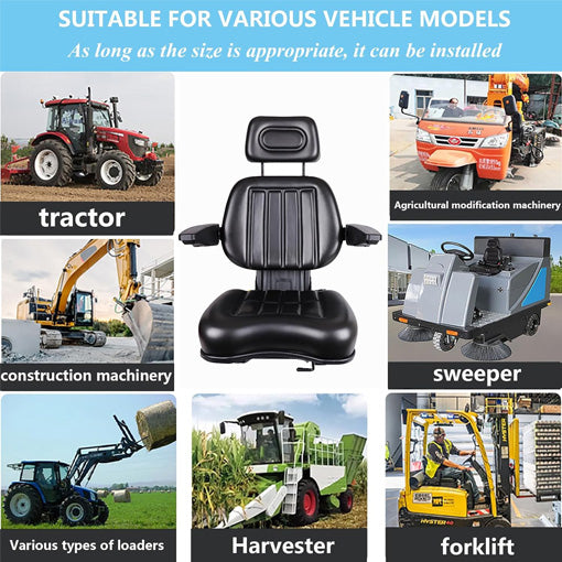 Universal Tractor Shock Absorption Seat Replacement