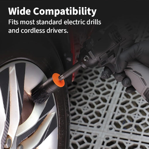 Car Detail Drill Brush Attachment Set