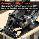 Angle Grinder Cutting Stand with Dust Collection