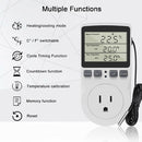 Digital Temperature Controller Thermostat Outlet Plug