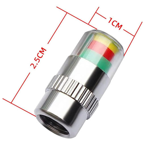 32-35 PSI Easy-to-Read Car Tire Pressure Indicator Caps