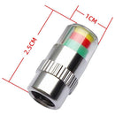 32-35 PSI Easy-to-Read Car Tire Pressure Indicator Caps