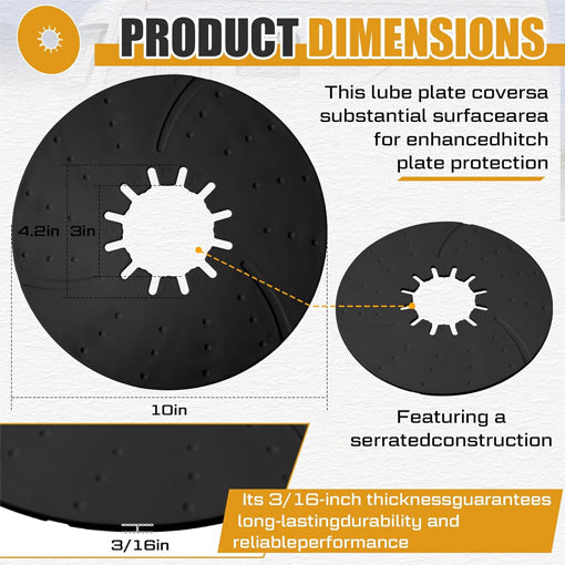 5th Wheel Lube Plate