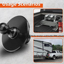 Gooseneck Ball to 5th Wheel Adapter with Lube Plate