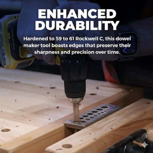 Heavy Duty Dowel Maker Plate