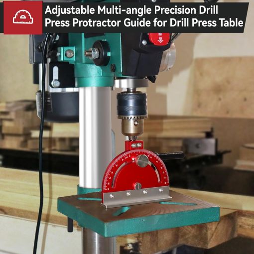 Multi-Angle Drill Press Protractor Square