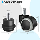 Office Chair Wheels to Fixed Stationary Castors