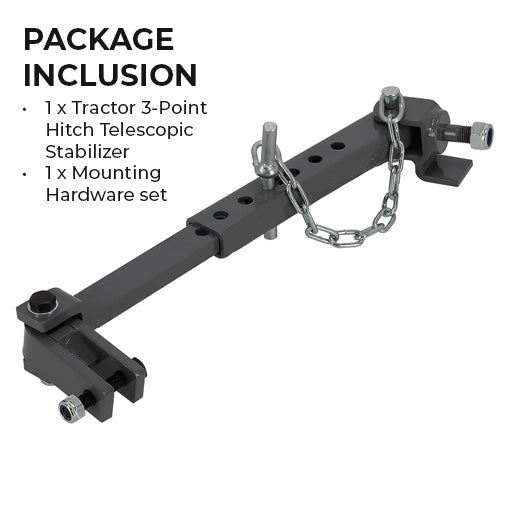 Tractor 3-Point Hitch Telescopic Stabilizer