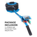 3T/6600 LBS Pneumatic Triple Bag Air Jack