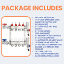 Radiant Floor Heating Manifold Kit