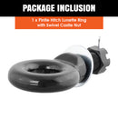 Pintle Hitch Lunette Ring with Swivel Castle Nut