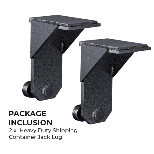 2-Pack Heavy Duty Shipping Container Jack Lug