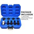 M12 & M14 Wheel Stud Thread Restorer Kit