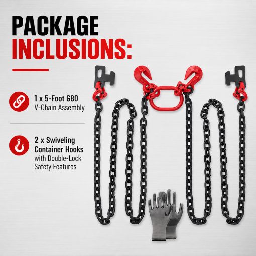 Heavy Duty G80 Shipping Container Loading Chain