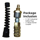 Air Hose Brass Swivel Coupler